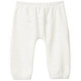 United Colors Of Benetton Bebek Nervür Desenli Arkası İşlemeli Beli Lastikli Eşofman Altı,Ekru 12-18 Ay
