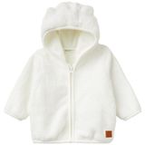 United Colors of Benetton Bebek Teddy Hırka, 12-18 Ay, 225A36BTA501T, Ekru, Bebek-Kızlar