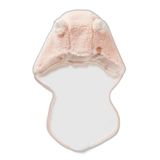 United Colors of Benetton Bebek Toz Pembe Önü Tavşan Etiketli İpli Kulaklı Şapka, 225A68HPAA011