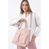 United Colors Of Benetton Benetton Kadın Kol Çantası Pembe BNT1472 - En:38 Boy:32 Genişlik:10