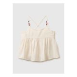United Colors of Benetton Benetton Kız Çocuk Bluz 10-11 Yaş, 8-9 Yaş, 5003359940, Ekru, Kız Çocuklar