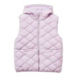 United Colors of Benetton Benetton Kız Çocuk Kapitone Yelek, 7-8 Yaş, 225A2IGGCJ013, Lila, Kız Çocuklar