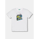 United Colors Of Benetton Beyaz Erkek Çocuk Baskılı T-Shirt 3I1XC10TF - 10 - 11 Yaş