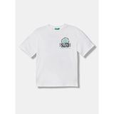 United Colors Of Benetton Beyaz Erkek Çocuk Baskılı T-Shirt 3I1XC10TY - 10 - 11 Yaş