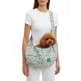 United Colors of Benetton BNT-C2503-a Kedi Köpek Taşıma Çantası. Çapraz Askılı Çanta Puantiyeli Gri Medium