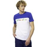 United Colors of Benetton BNT-M20472 Mavi Erkek T-shirt