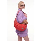 United Colors of Benetton BNT-RC2504-a Kedi Köpek Taşıma Çantası. Çapraz Askılı Çanta Kırmızı Medium