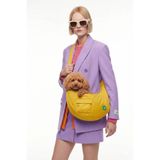 United Colors of Benetton BNT-RC2505-a Kedi Köpek Taşıma Çantası. Çapraz Askılı Çanta Sarı Medium