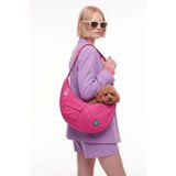 United Colors of Benetton BNT-RC2506-a Kedi Köpek Taşıma Çantası. Çapraz Askılı Çanta Pembe Medium