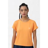 United Colors of Benetton BNT-W21016 Açık Turuncu Kadın T-shirt