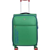 United Colors of Benetton BNT2100 Kumaş Yeşil Kabin Boy Valiz