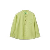 United Colors of Benetton Camicia 5ipvcq04t erkek çocuk gömleği, Sarı, 140