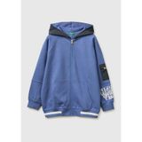 United Colors of Benetton Çocuklar ve gençler Giacca C/CAPP M/L 35jvc506a örgü ceket, mavi, 120 cm