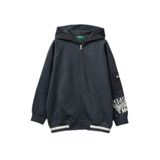 United Colors of Benetton Çocuklar ve gençler Giacca C/CAPP M/L 35jvc506a örgü ceket, mavi, 130 cm