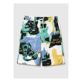 United Colors Of Benetton Çok Renkli Erkek Çocuk Relaxed Desenli Şort 3IMAC903P