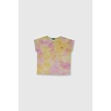 United Colors Of Benetton Desenli Regular Fit Bisiklet Yaka T Shirt Kız Çocuk T Shirt BNTG21783 - Pembe - 10 - 11 Yaş