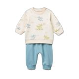 United Colors of Benetton Erkek Bebek Pantolon 3IEDAK01O, Krem Beyaz 906, 98