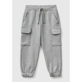United Colors Of Benetton Erkek Bebek Pantolon F045 - Gri - Melanj - 12 - 18 Ay