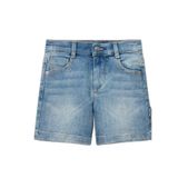 United Colors of Benetton Erkek Çocuk Açık Denim Yanı Detaylı Cepli Denim Streç Bermuda Şort, 225P4PORG902I