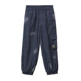 United Colors of Benetton Erkek Çocuk Baskılı Cepli Beli Lastikli Jogger Pantolon, 8-9 Yaş, 225A4OFDCF059, Antrasit, Erkek Çocuk