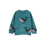 United Colors Of Benetton Erkek Çocuk Baskılı Ribanalı Bisiklet Yaka Regular Fit Şardonlu Sweatshirt