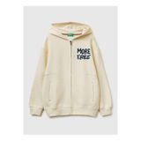 United Colors of Benetton Erkek Çocuk Baskılı Sweatshirt, 10-11 Yaş, 5003359949, Krem, erkek-çocuk