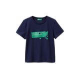 United Colors of Benetton Erkek Çocuk Gömlek 3I1XG10LK, Gece Mavisi 252, 3 Yaş