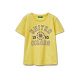 United Colors of Benetton Erkek Çocuk Gömlek 3I1XG10LK, Sarı 1C7, 18 Ay