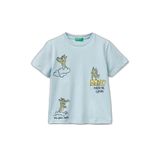 United Colors of Benetton Erkek Çocuk Gömlek 3I1XG10MA, Açık Mavi Toz 33 W, 5 Yaş
