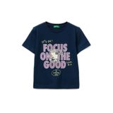 United Colors of Benetton Erkek Çocuk Gömlek 3I1XG10MA, Gece Mavisi, 37T Beden, 3 Yaş