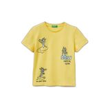 United Colors of Benetton Erkek Çocuk Gömlek 3I1XG10MA, Sarı 1C7, 1 Yaş