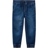 United Colors Of Benetton Erkek Çocuk Lastikli Denim Pantolon - Mavi - 7 - 8 Yaş