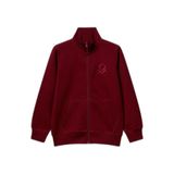 United Colors of Benetton Erkek Çocuk Logolu Sweatshirt, 6-7 Yaş, 225A3J68C501B, Bordo, erkek-çocuk