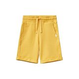 United Colors of Benetton Erkek Çocuk Regular Fit Baskılı Şort, 8-9 Yaş, 5003359967, Sarı, Erkek Çocuk