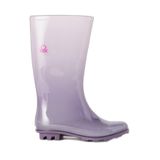 United Colors of Benetton Erkek Çocuk Soluk Efektli Kontrast Renkli Kauçuk Tabanlı Yağmur Çizmesi, 35, 225A8T5JCD01V, Lila, Erkek Çocuk