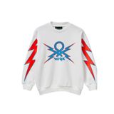 United Colors of Benetton Erkek Çocuk Stranger Things Grafik Baskılı Bisiklet Yaka Sweatshirt, 8-9 Yaş, 226P33NVC10QW, Krem, erkek-çocuk