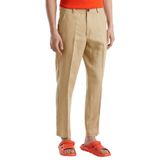 United Colors of Benetton Erkek Keten Pantolon Bej 50