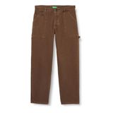 United Colors of Benetton Erkek pantolonu, Kahverengi, 44
