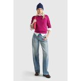 United Colors Of Benetton Fuşya Kadın / Kız Bn_bisiklet Yaka Shetland Kazak Model Kodu: 103ME1N235G2 - Pembe