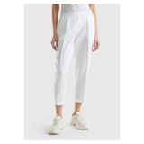 United Colors of Benetton Kadın Beli Lastikli Keten Pantolon -101 312024AGH558X5