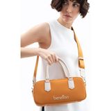Unıted Colors Of Benetton Kadın Çapraz Çantası C.BNT_1621 - Hardal-Bej