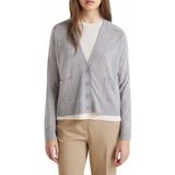 United Colors of Benetton Kadın Hırka M/L 11ahd604r Örgü Ceket, Gri, L