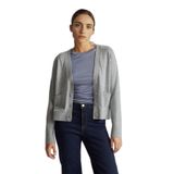 United Colors of Benetton Kadın Hırka M/L 11ahd604r Örgü Ceket, Gri, M