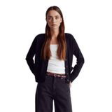 United Colors of Benetton Kadın Hırka M/L 11ahd604r Örgü Ceket, Siyah, M