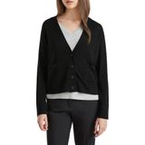 United Colors of Benetton Kadın Hırka M/L 11ahd604r Örgü Ceket, Siyah, S