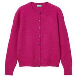 United Colors of Benetton Kadın Maglia Coreana M/L 103me500l Hırka Kazak, Mor, XS