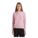 United Colors of Benetton Kadın Pembe Bisiklet Yaka%100 Merino Kazak M