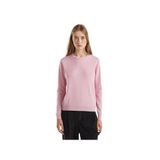 United Colors of Benetton Kadın Pembe Bisiklet Yaka%100 Merino Kazak S