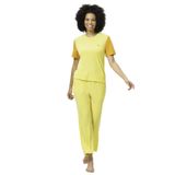 United Colors Of Benetton Kadın Pijama Üstü 71461 SARI S