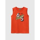 United Colors Of Benetton Kırmızı Erkek Çocuk Baskılı T-Shirt 3I1XCH023 - 10 - 11 Yaş